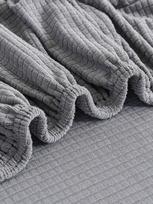 1 vnt. Žakardinis tampus sofos užvalkalas, neperšlampamas sofos sėdynės užvalkalas, baldų apsauga miegamajam, biurui, svetainei, namų dekoravimui 1pc 3 seater gray