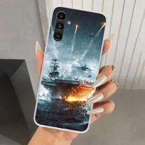 Karinis lėktuvas Karo laivas Kovotojas Telefono dėklas Samsung Galaxy A17 A16 A37 A26 A36 A57 A56 A15 A25 A35 A55 A14 A24 A34 A54 A13 Samsung A57 gray
