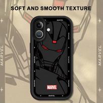 Marvel Spiderman Ironman dėklas iPhone 16e 13 12 11 Pro Max 15 16 14 Plus XS Max XR 17 Air minkštas dangtelis iPhone 16 Plus