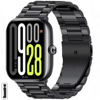 Madingas metalinis dirželis Redmi Watch 5/Redmi Watch 4, reguliuojama nerūdijančio plieno apyrankė Xiaomi Mi Band 9 Pro/8 Pro apyrankei For Miband 8 Pro gray