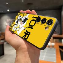 T-Tour De France Dviračio Telefono Dėklas Skirtas Samsung A56 A36 A26 A16 A15 A25 A35 A55 A14 A34 A24 A54 Juodas Minkštas Dėklas Samsung A26 yellow