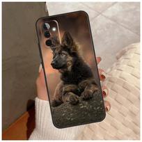 Vokiečių aviganių šuo Samsung Galaxy A36 A56 A16 A26 A06 A52 A53 A33 A13 A34 A54 A14 A15 A35 A55 A22 A32 dėklas Samsung A73 5G black