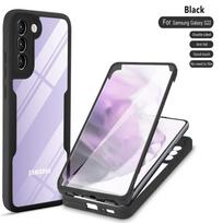 360 laipsnių pilnai apsaugantis dėklas, skirtas Samsung Galaxy A52 A72 A71 A51 S22 Ultra Plus A12 A10 A22 A33 A02S A21S A11, atsparus smūgiams dangtelis For A51 4G gray
