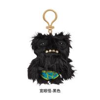 10cm Fuggler Cute Tooth Monster Funk Tooth Treasure Plush Keyrings Kawaii Mini Series Baby Funny Plush Doll Ornament black