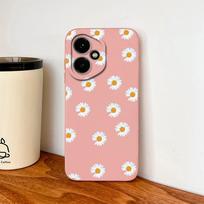 Dėklas Honor 400 Pro 5G Levandų Gėlės Minkštas Skystas Silikonas Atnaujintas Objektyvo Apsaugos Bamperis Honor400 Galinis Dangtelis Coque HONOR 400 beige