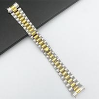 20 mm metalinė pakeičiama apyrankė „Rolex“ laikrodžiui, pagaminta iš tvirto nerūdijančio plieno, su lenktu galu, „Oyster“ ir „Water Ghost“ laikrodžių apyrankės dirželis 20mm-no logo gray