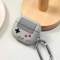 Madingas Klasikinis Retro Žaidimų Konsolės Ausinių Dėklas Skirtas Airpods 4 1 2 3 Pro Skirtas AirPods Pro2 Kartai Gameboy Silikoninis Ausinių For airpods 1 2 pilka