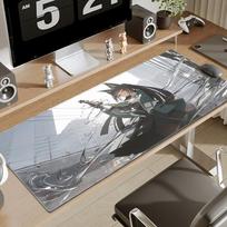 Hoshimi Miyabi Zenless Zone Zero Mouse Pad Gaming Accessories Computer Mousepad Anime ZZZ Keyboard Office Pads Rubber Mouse Mats 800x400x2mm white