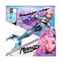 MERMAZE MERMAIDZ Keičianti spalvą undinėlės mados lėlė Riviera Harmonique Jordie Sušlapink ir pakeisk spalvą Mados persirengimo žaislas blue
