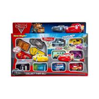 12 vnt./rinkinys Pixar Cars Žaibas Makvynas Džeksonas Stormas Materis PVC modelis Atgalinės traukos automobilio žaislas Vaikams Gimtadienio dovanų rinkinys red