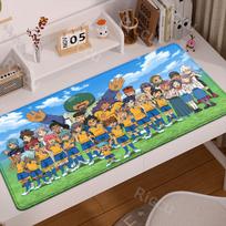 XXL HD New MousePad Rubber Desk Mat Anime Inazuma Eleven Anti-slip Gamer Carpet Office Laptop Accessories Table Protect Mice Pad 30cmx60cm(11.8x23.6inch) blue