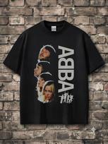 ABBA Vintage Donna Dynamos Shirt and kids tshirt, Mamma Mia Retro Musical Tee 2XL gray