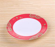 small round Plastic Japan Food Sushi Melamine Dish Rotary Sushi Plate Round Colorful Conveyor Belt Sushi Serving dinner plates