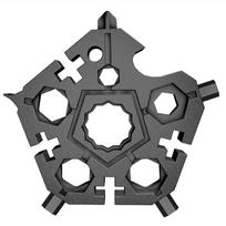 23-in-1 Snowflake Multi-tool Keychain with Flathead Screwdriver & Bottle Opener 23-in-1 Snowflake Multi-tool sidabras