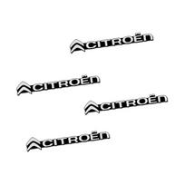 Automobilio garso garsiakalbio emblema Logotipas 3D ženklelio lipdukai Citroen C3 C5 AIRCROSS C5X C4 Cactus e-C4 X e-C3 Berlingo C-Elysee C-Crosser black
