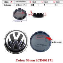 VW Polo Golf 4 5 4 vnt. 55mm 56mm 65mm 70mm Automobilio stiliaus ratlankių centriniai dangteliai Stebulių dangteliai Emblemos Aksesuarai VW Volkswagen 3B7601171 1J0601171