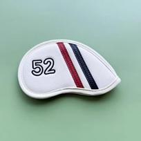 PU Leather Sand Wedge Headcover Angle Club Golf Club Cover Golf Wedge Cover  Sand Club Cover White 52