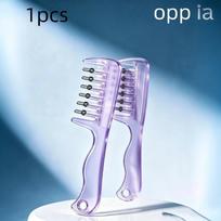 Hair Oil Applicator Scalp Massage Liquid Comb Built-In Liquid Reservoir Rolling Metal Teeth For Hair Growth Home Hair Care Tool A6 gray