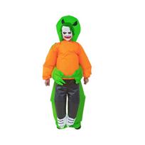 Suaugusiųjų Ateivio Nešantis Žmogų Pripučiamas Kostiumas Juokingas Pripučiamas Kostiumas Iliuzija Cosplay Apranga Helovino Karnavalo Teminiams Renginiams  Children oranžinė