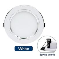 LED apatinis apšvietimas 12V 24V 110V 220V Taškinis trijų spalvų 5W 9W 12W 15W 18W Įleidžiamas į LED lubų apšvietimas Šaltas Šiltas Baltas Lempa DC12V 9W&Warm White