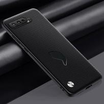 Silikoninis pilnos apsaugos dėklas telefonui Asus ROG Phone 7 6 D 6S, prabangus PU odos dėklas telefonui Asus ROG Phone 3 5 S 5S, dangtelis Coque For ROG Phone 7 matinė juoda spalva