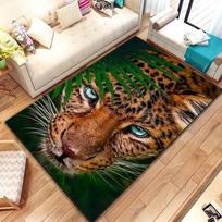 Gyvūnas Leopardas Gepardas Animacinis Žvėris Namų Dekoras Kilimas Skalbiamas Svetainė Miegamasis Sofa Durų Kilimėlis Virtuvės Kilimėlis Neslystantis Grindų Kilimėlis 80x120cm
