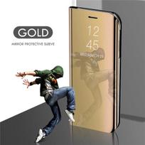 Prabangus išmanusis veidrodinis dėklas, skirtas „Xiaomi Mi 13T 12T 11T 10T 9T Pro Coque“, skirtas „Mi 14 13 12 11 Lite Ultra“ odiniam atverčiamam telefono dėklui For Mi 11T-11T Pro auksinė