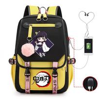 Ghost Annihilation Blade Chanehu Elementary and Secondary School Schoolbag New Academy Style Backpack 41*27*14cm black