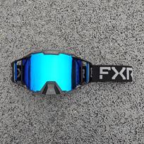 FXR Motokroso akiniai HD lęšis Motociklo apsauginiai nuo rasojimo akiniai Važiavimo akiniai Vyrams Moto MX MTB Akiniai nuo saulės Purvo dviračio priedai blue