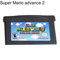 JAV Versija Bros Žaidimo Kortelės Kasetė Advance 37319 skirtas NS GBA Super Mario Advance 2 gray