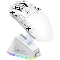 ATTACK SHARK X11 PixArt PAW3311 Trys režimai Belaidė žaidimų pelė Įkrovimo stotelė Žaidimų jutiklis, BT/2.4G Belaidė pelė