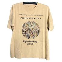 Chumbawamba Angliškos sukilėlių dainos 1381-1914 Pilno dydžio S-5XL OM1930 Unisex marškinėliai L beige