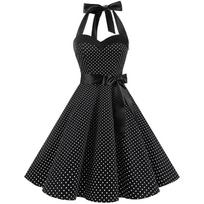 Seksuali retro raudona taškuota suknelė Audrey Hepburn vintage 50-ųjų 60-ųjų gotikinė Pin Up Rockabilly suknelė didelio dydžio chalatas XXL
