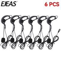 1/6 vnt. EJEAS V6C PRO+/V4C teisėjo ausinės į ausį įdedamos teisėjo domofono ausinės visiško dvipusio ryšio teisėjo komunikacijos priedas mikrofonas