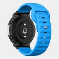 NAUJAS Silikoninis dirželis apyrankė Huami Amazfit T-rex 3 T-Rex2/Ultra, skirtas Amazfit T-Rex/T-Rex Pro, apyrankė, išmaniojo laikrodžio priedai For Amazfit T-Rex 3 black