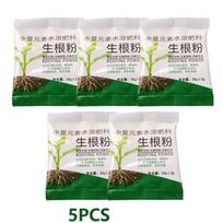 Galingi šaknų stimuliatoriaus milteliai sustiprintam šaknų augimui - 1/5 vnt. 5PCS green