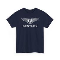 Bentley prabangaus automobilio prekės ženklo logotipas Grafinis Oversized Streetwear Atsitiktinis marškinėlių viršus automobilių entuziastams ir prabangaus gyvenimo būdo mėgėjams L gray