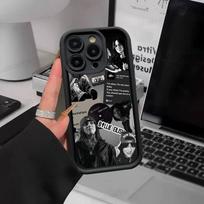 Muzikanto B-Billie E-Eilish telefono dėklas IPhone 17 16 15 13 11 12 14 Pro Max Plus, silikoninis dangtelis iPhone 17pro max
