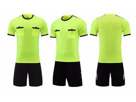 Futbolo teisėjo ir vartininko uniforma suaugusiems, unisex, dydžiai M-4XL 2XL fluorescencinė žalia spalva