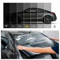 Automobilio langų tamsinimo plėvelė vasarai nuo saulės ir UV spindulių, tamsinimo plėvelė automobiliams, langų privatumo plėvelė 50cmX300cm, apsauginė plėvelė nuo saulės 50percent-50X300CM