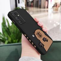 Išmani Kapibara Dėklas Telefonui Samsung Galaxy A55 A35 A25 A15 A56 A36 A26 A16 A06 A05 A05S A54 A34 A24 A14 A04 A04S A04E 4G 5G C Samsung A15 5G(4G) black