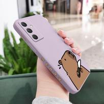 Clever Capybara Phone Case For Samsung Galaxy A55 A35 A25 A15 A56 A36 A26 A16 A06 A05 A05S A54 A34 A24 A14 A04 A04S A04E 4G 5G C Samsung A17 5G