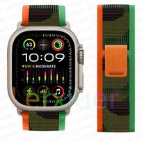 Dirželiai Apple Watch ultra2 juostai 49mm 46mm 42mm 44mm 40mm 45mm 41mm Trail loop apyrankė correa iwatch serijoms se 3 7 8 9 10 11 S10-46 42 44 45 49mm orange