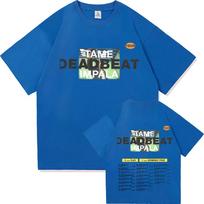 Tame Impala DEADBEAT Tour 2026 T-shirs Graphic Print T Shirts Unisex Women Casual Cotton Oversized Short Sleeve T-shirt Y2K Clothes L gray