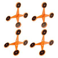 Yousheng 1/2/4 vnt. Sukamas šaudymo taikinys 2/4 mm įprasto storio Ridenamas šaudymo treniruočių taikinys Automatiškai apverčiamas Greitai atstatomas Didelio kalibro taikinys 2pcs 2pcs