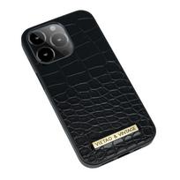 Krokodilo rašto PU odos mobiliojo telefono dėklas, skirtas iPhone 16 16Pro 16 Pro Max, 15 14 13 12 11, PC+TPU telefono dėklas, skirtas iPhone 15 For iphone 13 pro juoda