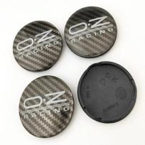 4 vnt. 62 mm automobilio ratlankio centriniai dangteliai, skirti OZ M595 O.Z acing lydinio ratlankio centrinio dangtelio dangtelis 4x62 Black Carbon gray