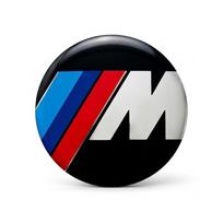 1 vnt. 50-ojo jubiliejaus vairo ženklelis BMW M Power apvalus emblemos lipdukas Automobilio interjero modifikavimo logotipas Tinka visiems BMW modeliams M blue
