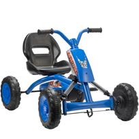 Pedal Go Kart with PP Wheels Steel Frame Load 30 kg for Boys and Girls 2-5 Years Blue 84 x 54 x 56 cm