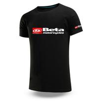 2025 Individualus Paprastas Universalus Vasaros Unisex Beta Racing Motokroso Logotipo Spaudas Aukštos Kokybės Greitai Džiūstanti Slim Trumpomis Rankovėmis Marškinėliai M black